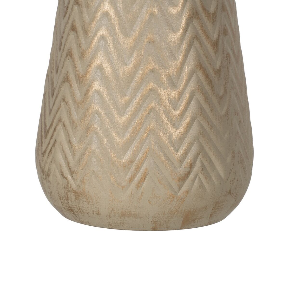 Vas Beige Gyllene Järn 21 x 21 x 34 cm - 6