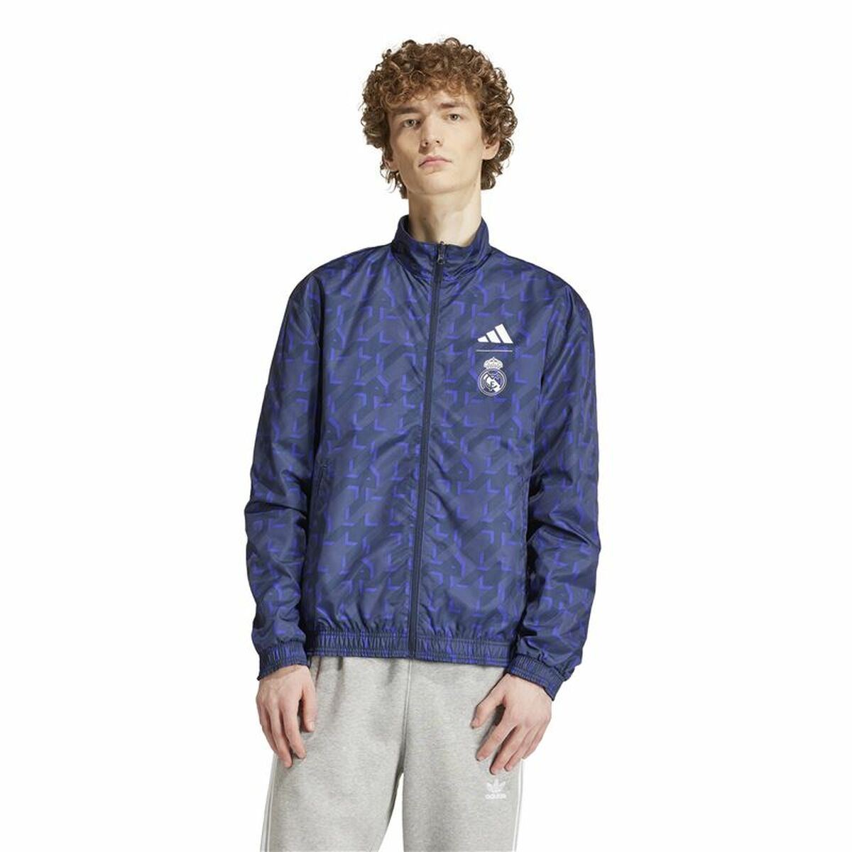 Träningsjacka Herr Adidas Real Madrid Blå - 2