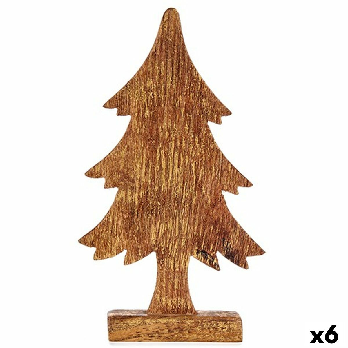 Prydnadsfigur Krist+ Gyllene Julgran 5 x 31 x 15,5 cm (6 antal) - 4
