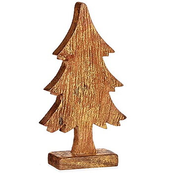 Prydnadsfigur Krist+ Gyllene Julgran 5 x 31 x 15,5 cm (6 antal)