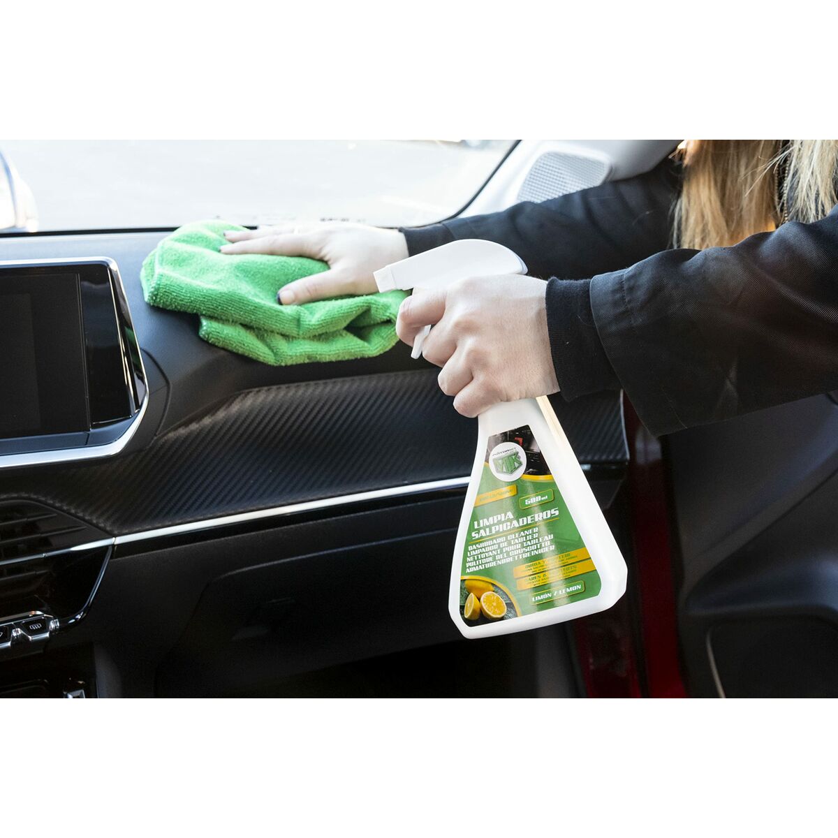 Rengöringsmedel för instrumentpaneler Motorkit ZMOT10330 Citron Vanilj 2 antal - 2