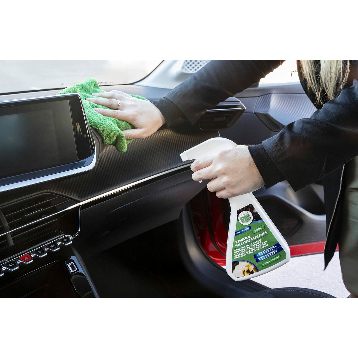 Rengöringsmedel för instrumentpaneler Motorkit ZMOT10330 Citron Vanilj 2 antal - 3