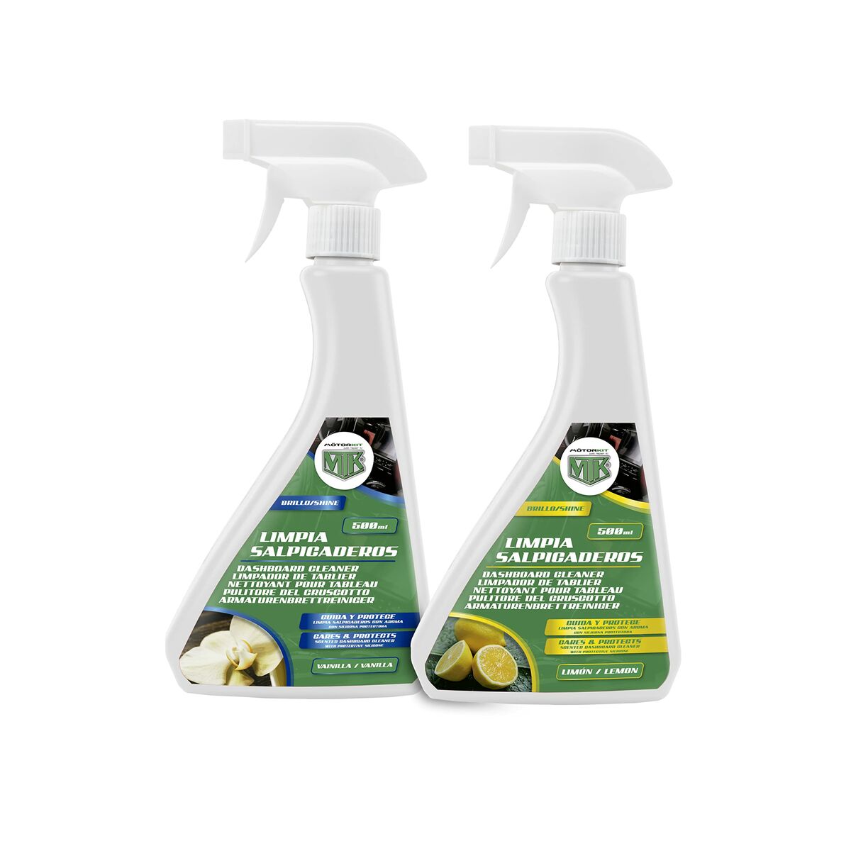 Rengöringsmedel för instrumentpaneler Motorkit ZMOT10330 Citron Vanilj 2 antal - 5