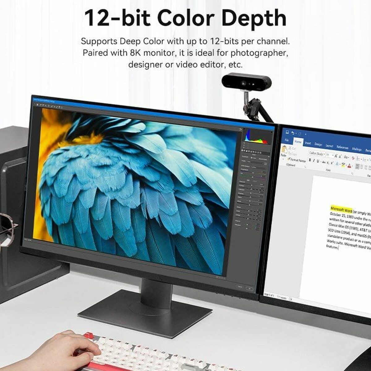 DisplayPort Kabel Vention HCFLH Svart 2 m - 4