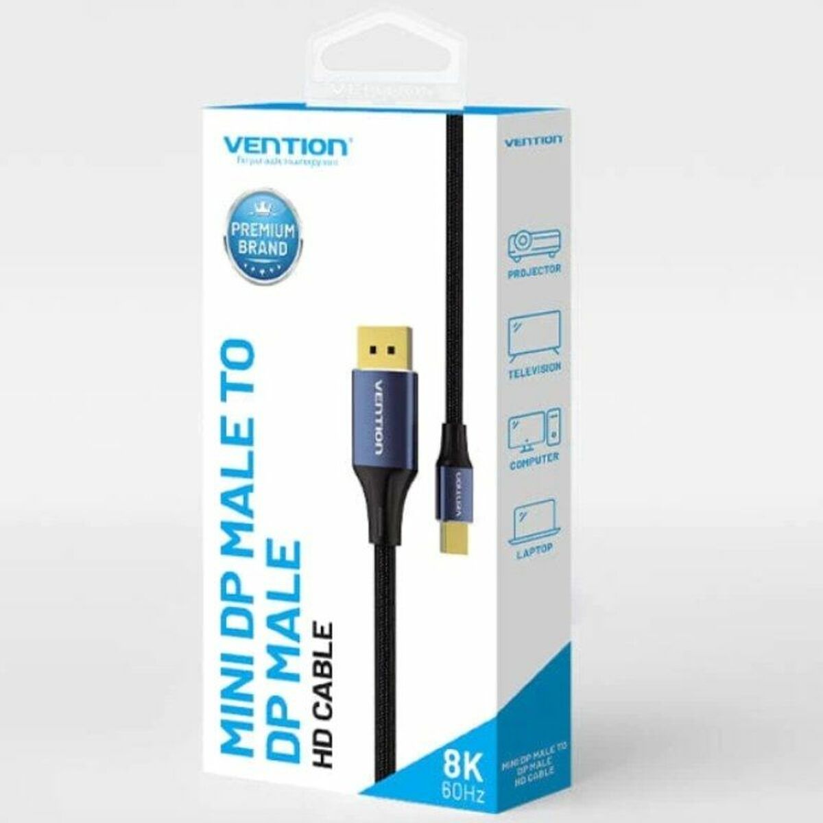 DisplayPort Kabel Vention HCFLH Svart 2 m - 5