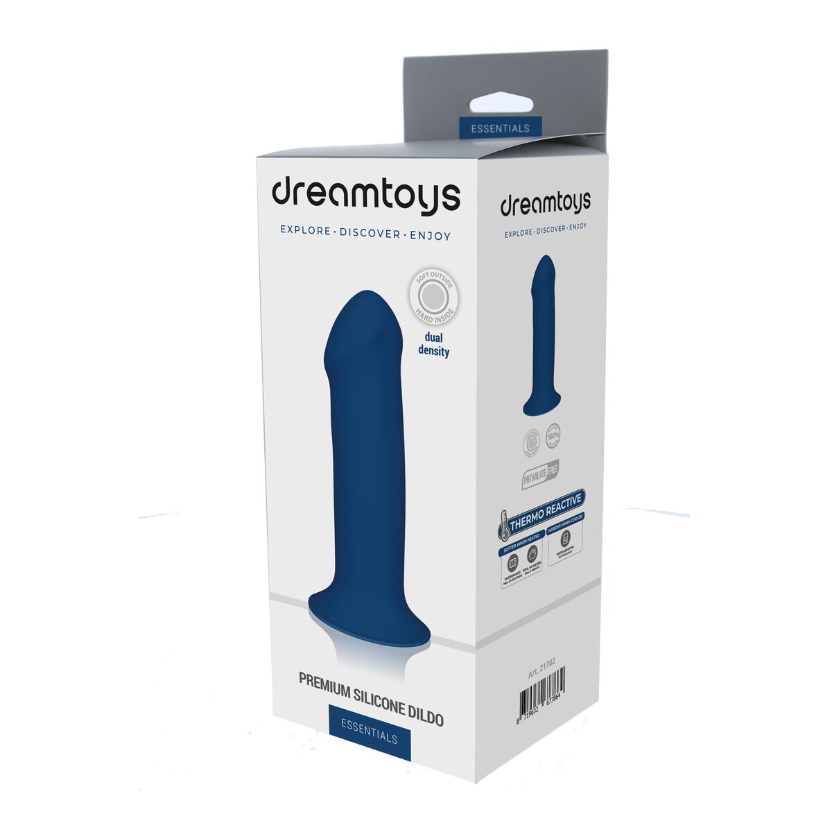 Dildo Dream Toys Essentials Premium Blå - 3