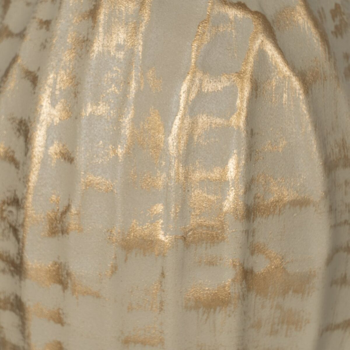 Vas Beige Gyllene Järn 16 x 16 x 30 cm - 5