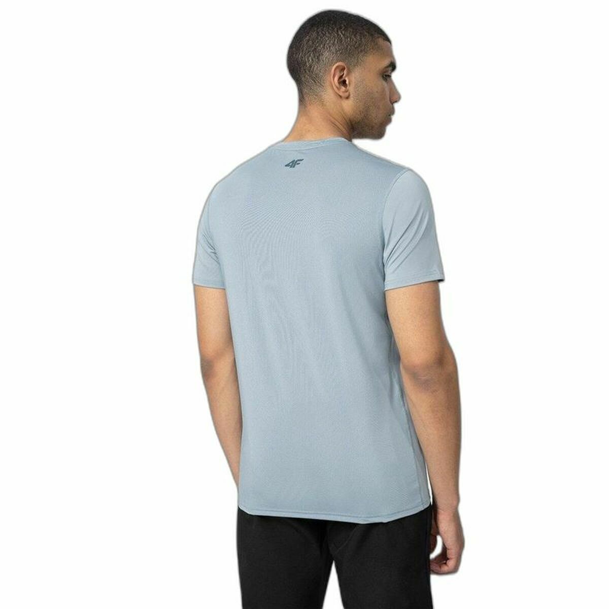 T-shirt med kortärm Herr 4F Fnk M210 Ljusblå - 3