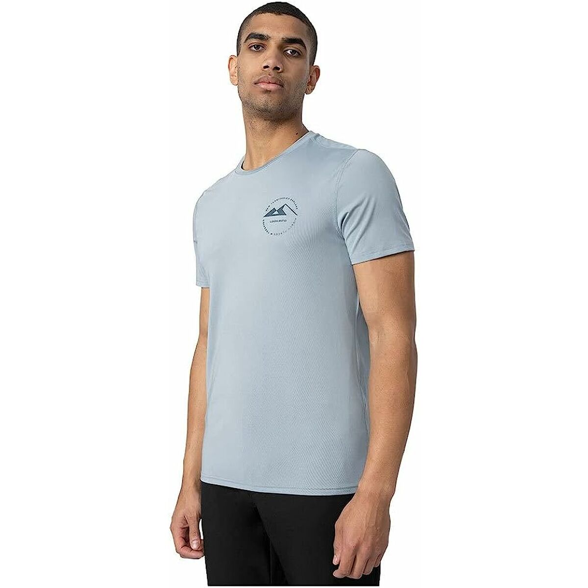 T-shirt med kortärm Herr 4F Fnk M210 Ljusblå - 5