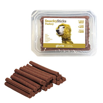 Hundgodis Gloria Snackys Sticks Kyckling Kalkon Små stänger
