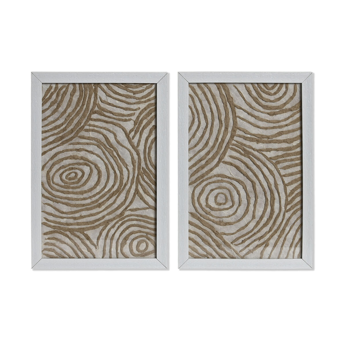 2-ramsset Home ESPRIT Papper Glas 20 x 2 x 30 cm