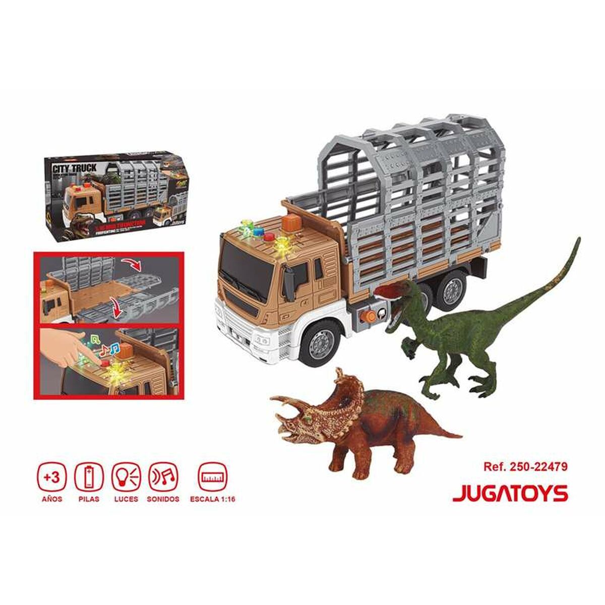 Lastbil 1:16 Dinosaurier - 2