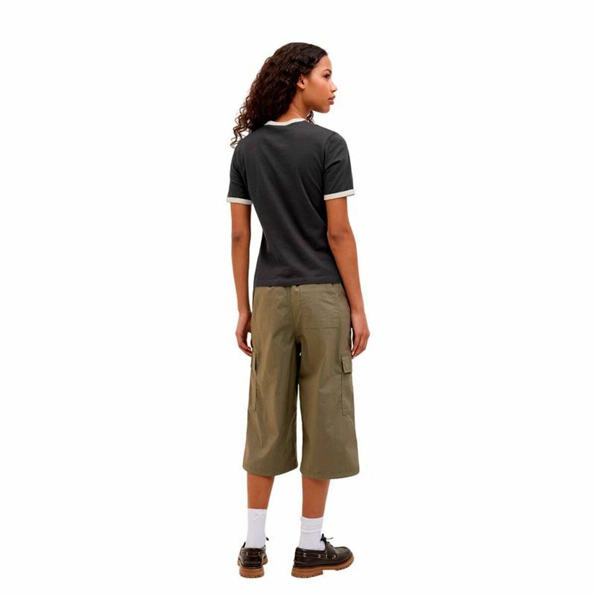 T-shirt med kortärm Dam Jack & Jones Jxperle Reg Fit Svart - 2
