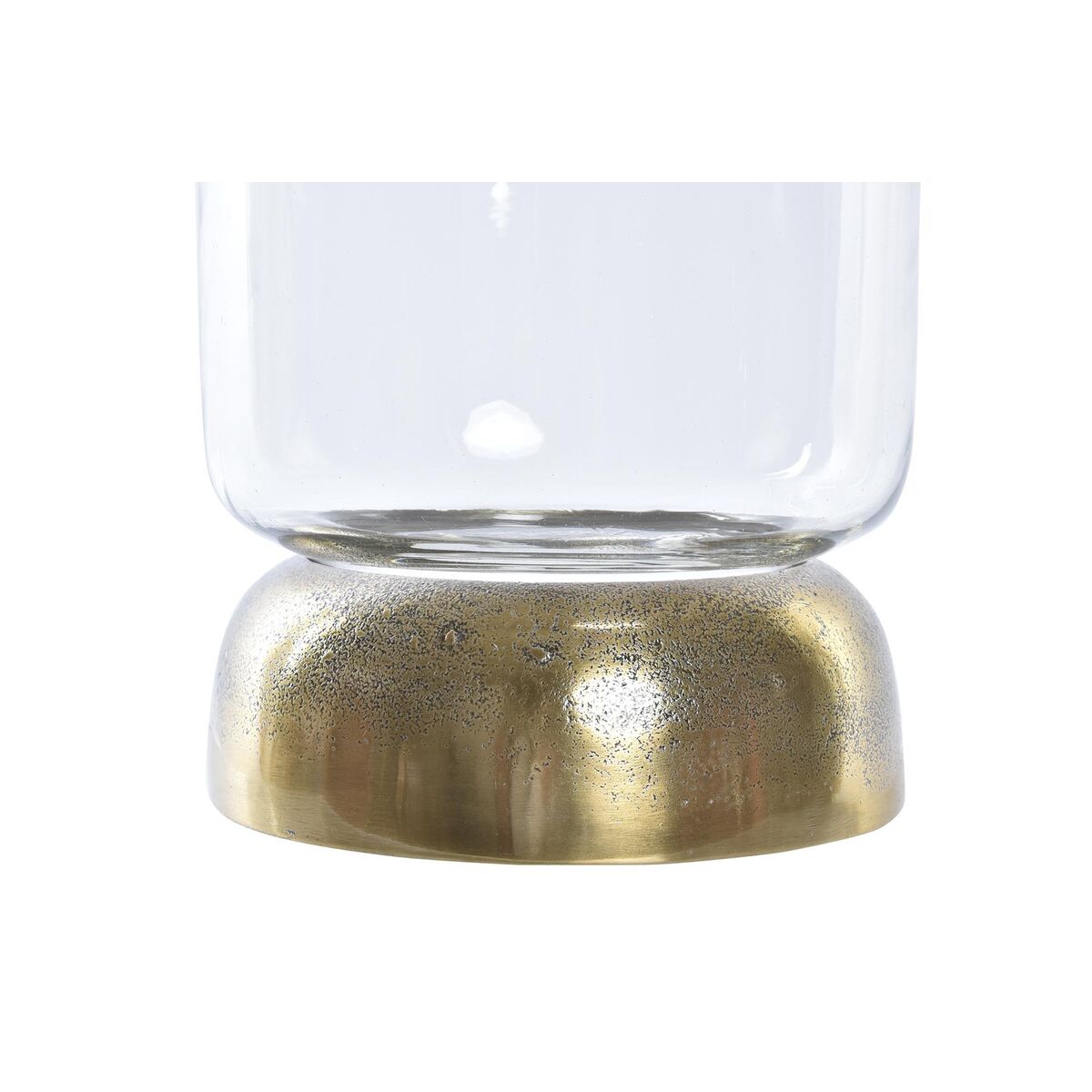 Ljusstakar DKD Home Decor Glas Gyllene Aluminium 14 x 14 x 21 cm - 3