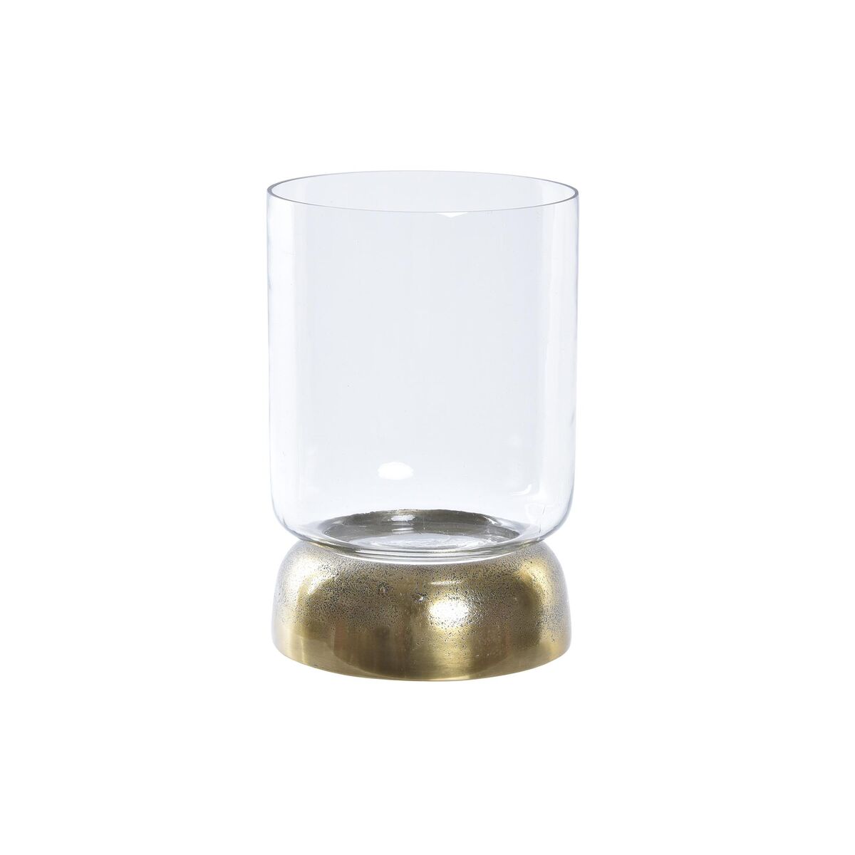 Ljusstakar DKD Home Decor Glas Gyllene Aluminium 14 x 14 x 21 cm - 4