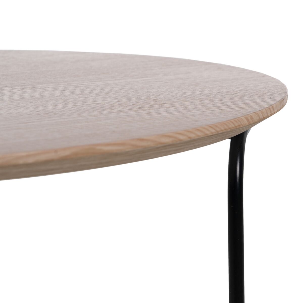 Soffbord NUDE Svart Naturell 60 x 60 x 45 cm - 7