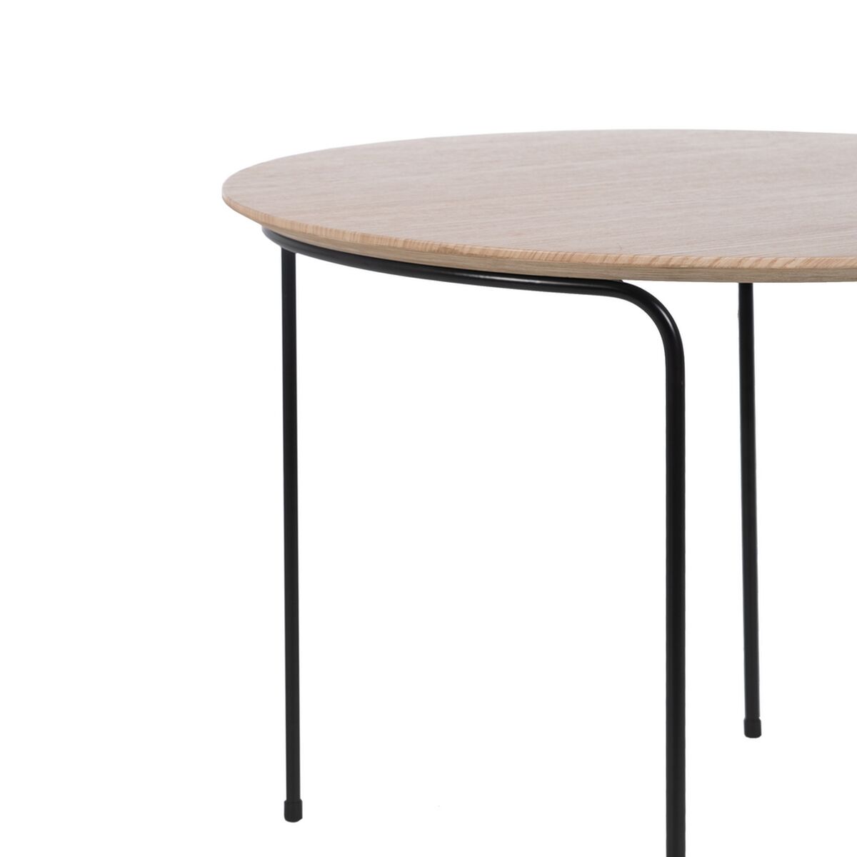 Soffbord NUDE Svart Naturell 60 x 60 x 45 cm - 4