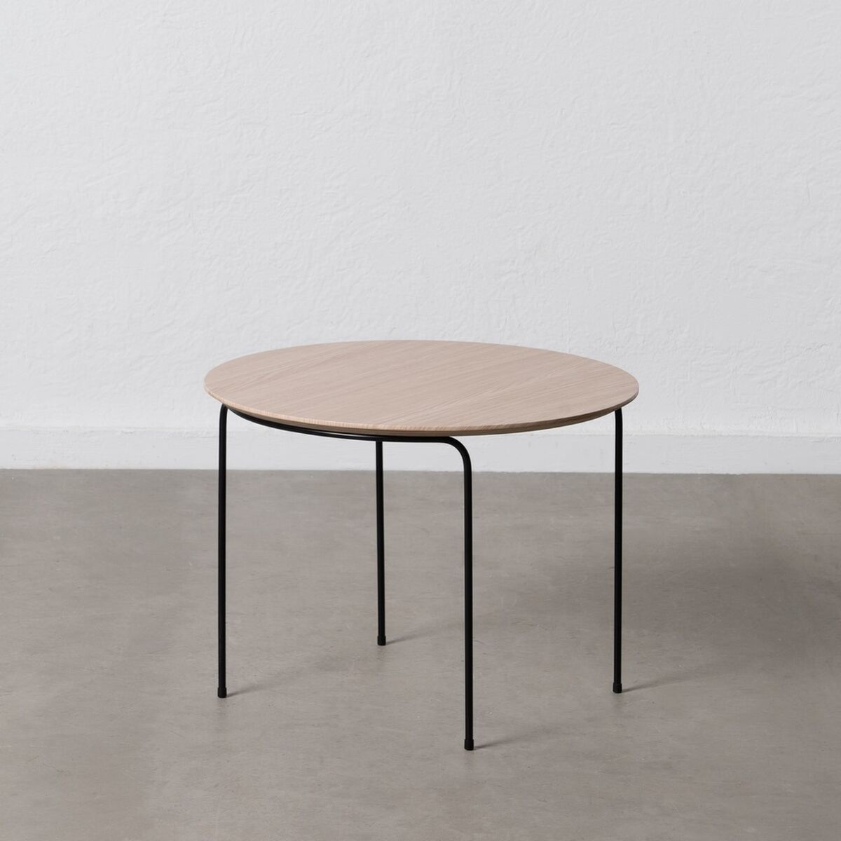 Soffbord NUDE Svart Naturell 60 x 60 x 45 cm - 8