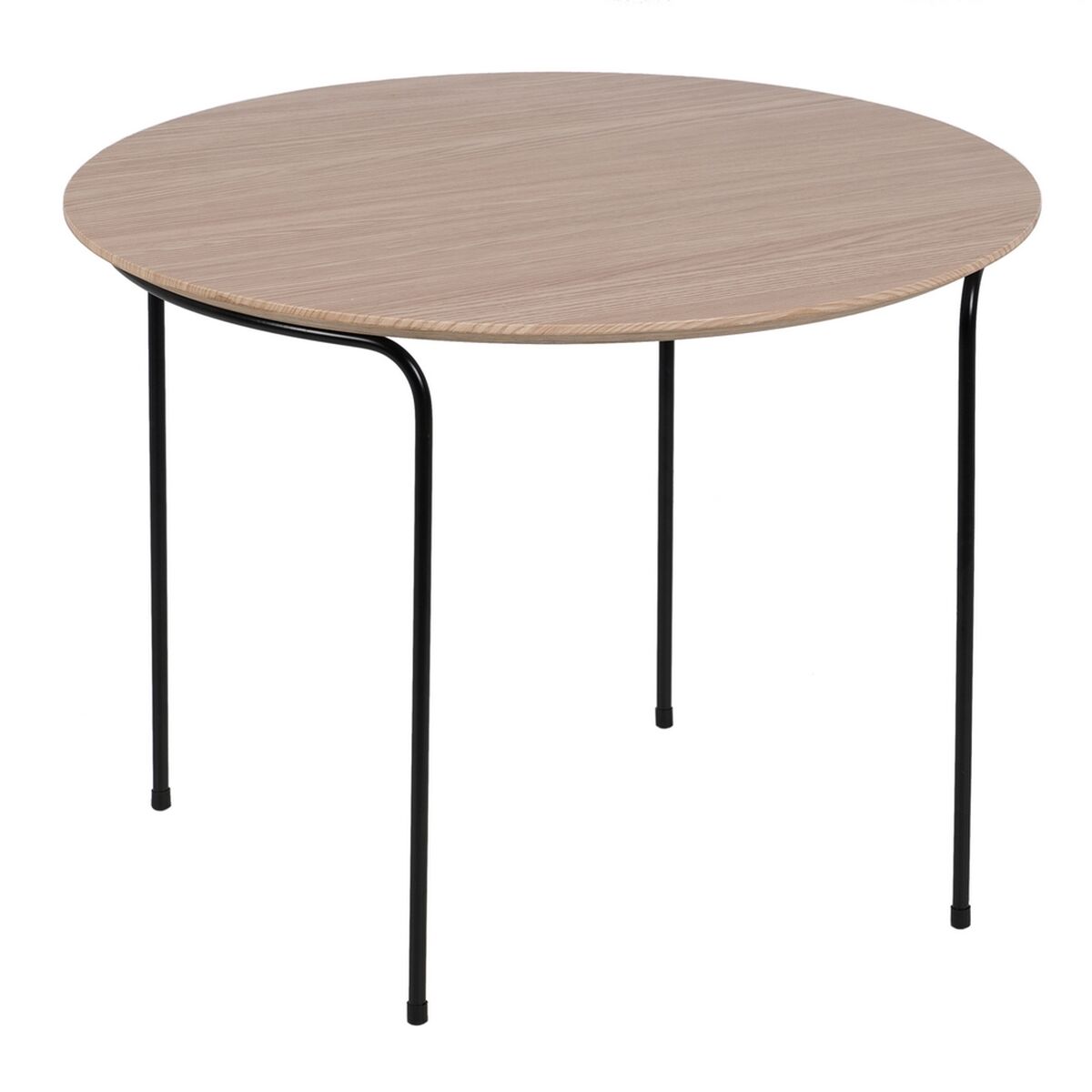 Soffbord NUDE Svart Naturell 60 x 60 x 45 cm