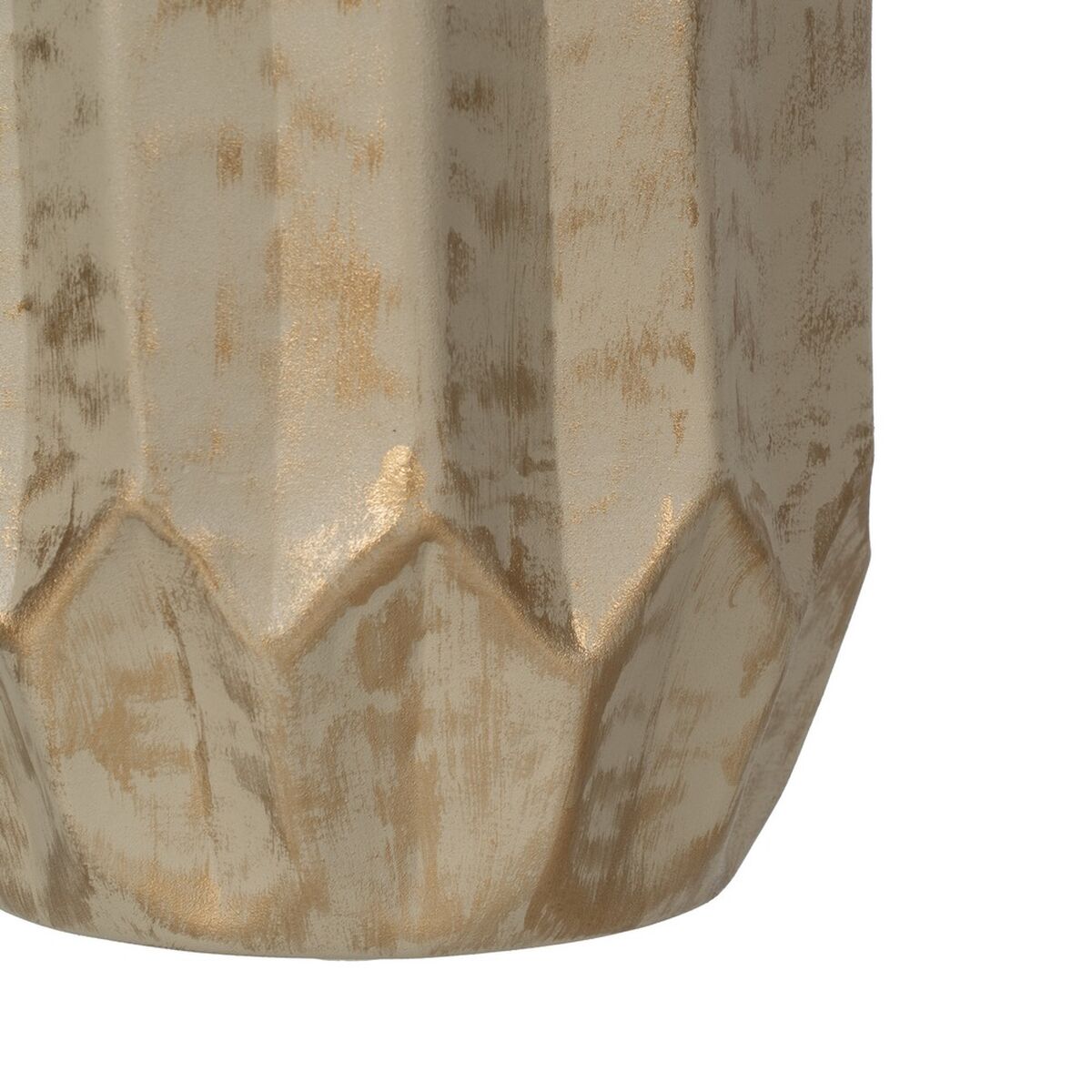 Vas Beige Gyllene Järn 23 x 23 x 52 cm - 6