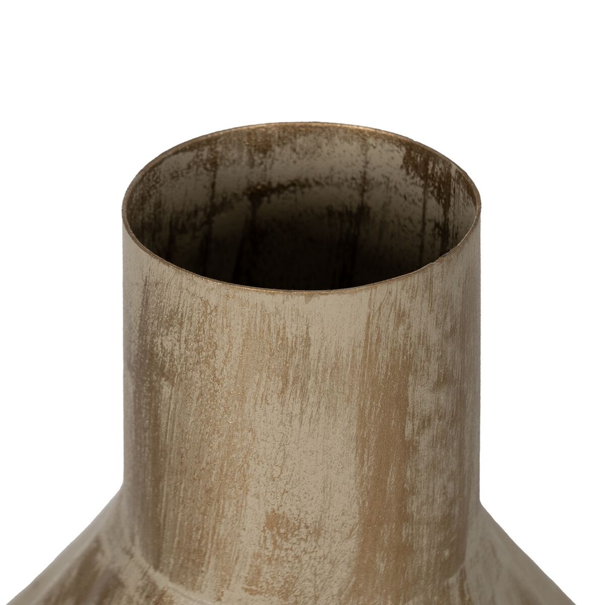 Vas Beige Gyllene Järn 23 x 23 x 52 cm - 3