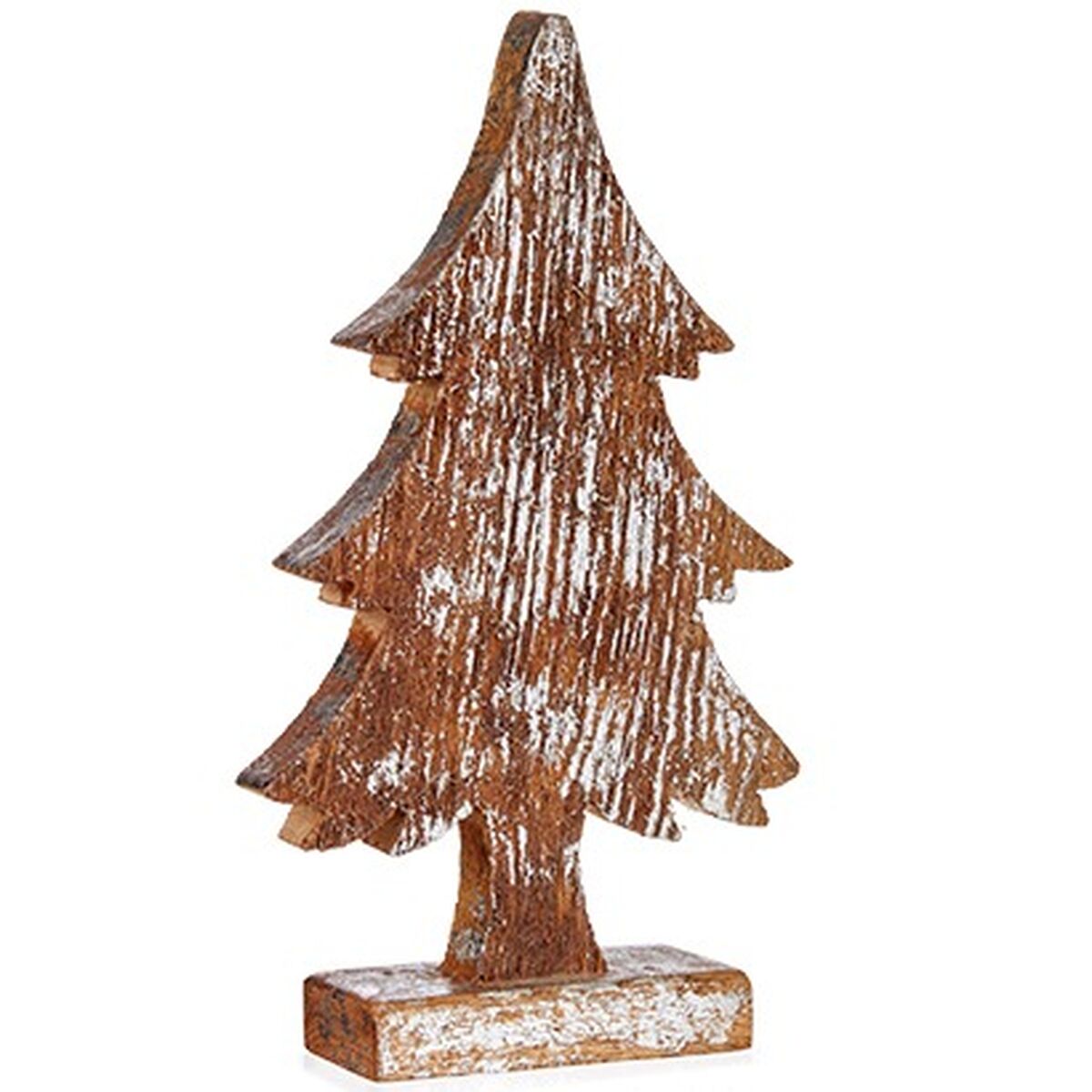 Prydnadsfigur Krist+ Silvrig Silver Julgran 5 x 31 x 15 cm (6 antal) - 2
