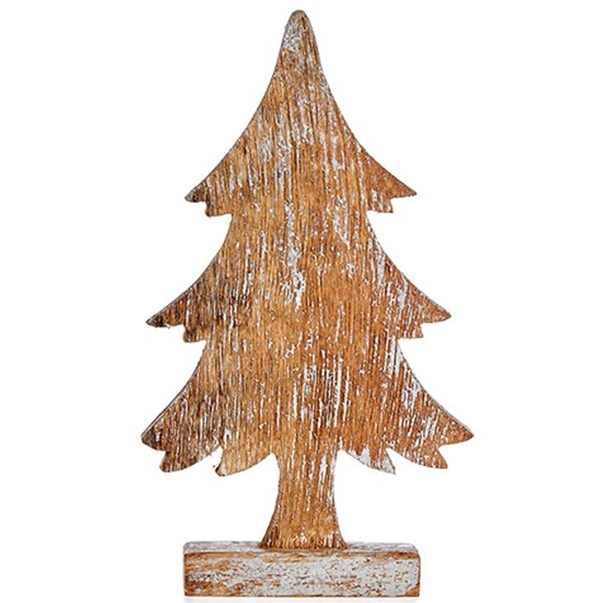 Prydnadsfigur Krist+ Silvrig Silver Julgran 5 x 31 x 15 cm (6 antal) - 5