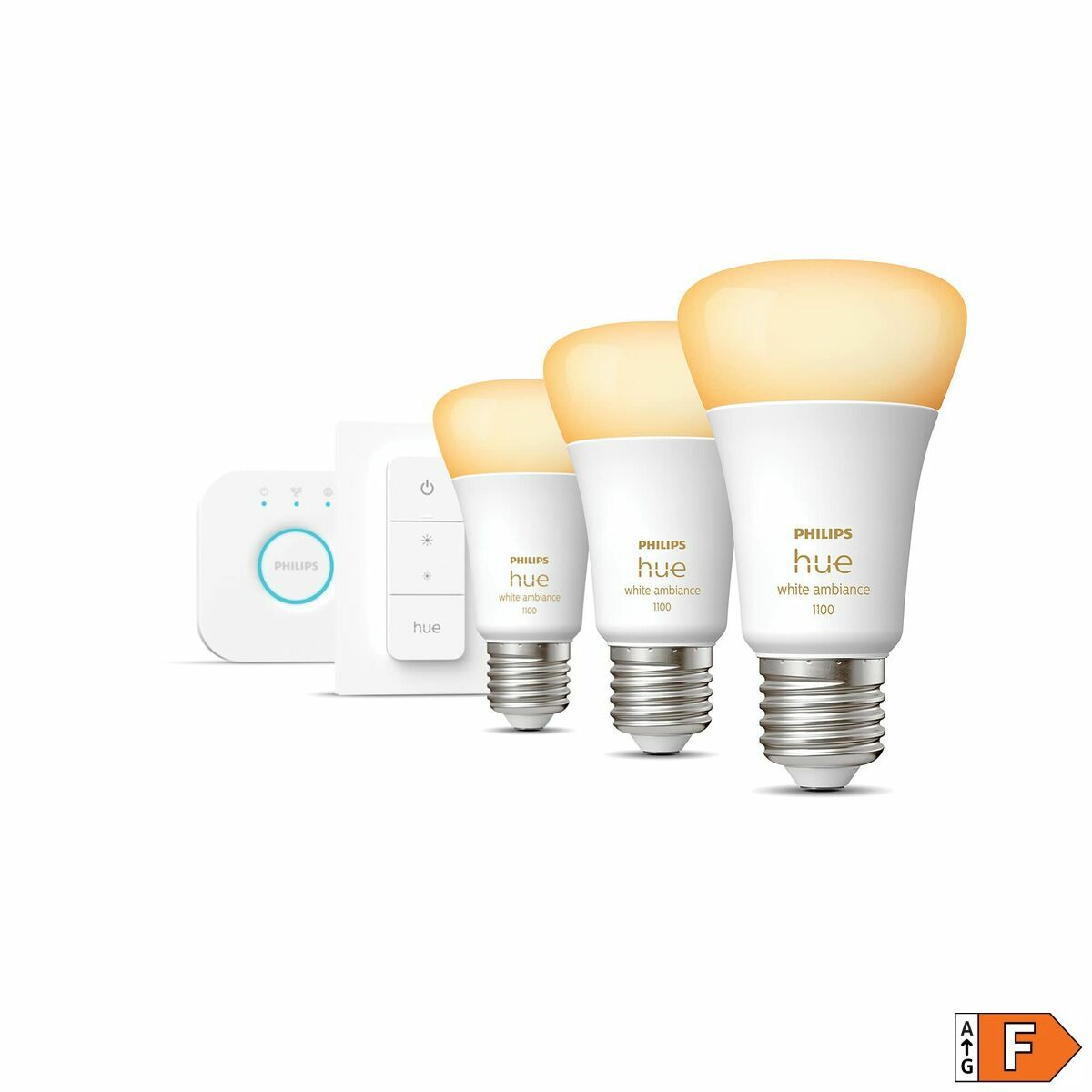 Smart-Lampa Philips 8719514291232 Vit F 11 W E27 806 lm (3 antal) - 7