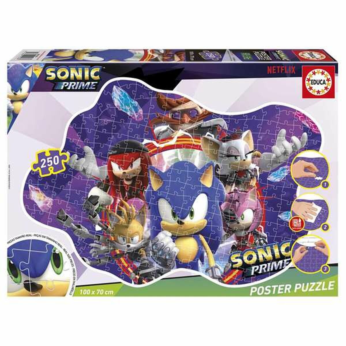 Set 4 pussel Sonic Prime 250 Delar - 5