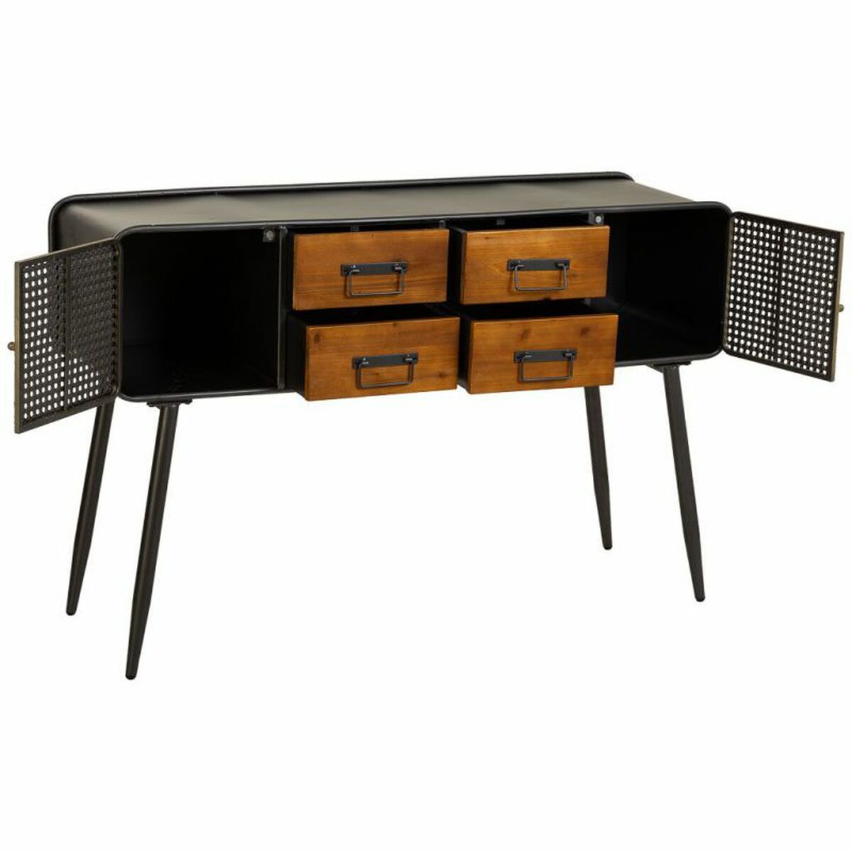 Skänk Alexandra House Living Brun Järn 38 x 79 x 120 cm - 4