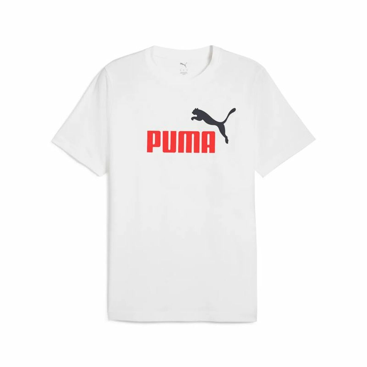 T-shirt med kortärm Herr Puma Vit