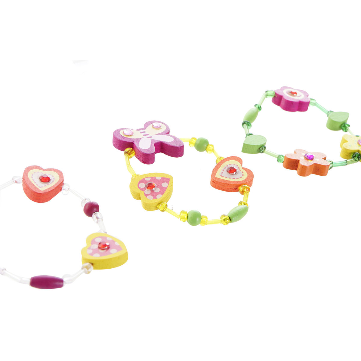 Armband DKD Home Decor Multicolour Virágok Barn - 3