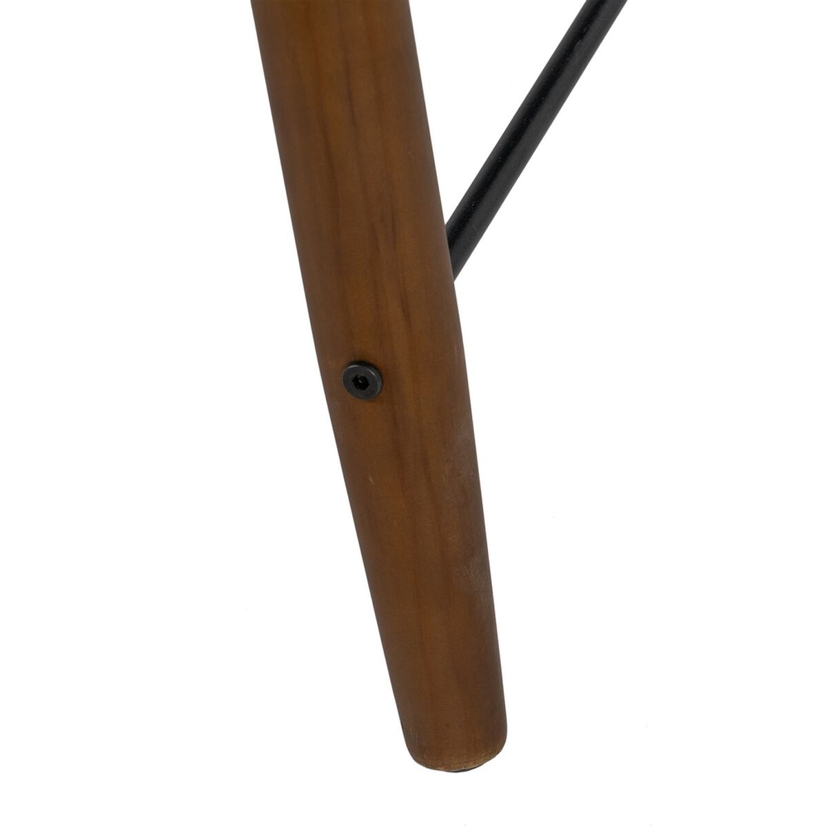 Soffbord OSLO Svart Naturell Järn Trä MDF 109,5 x 60 x 40,5 cm - 3