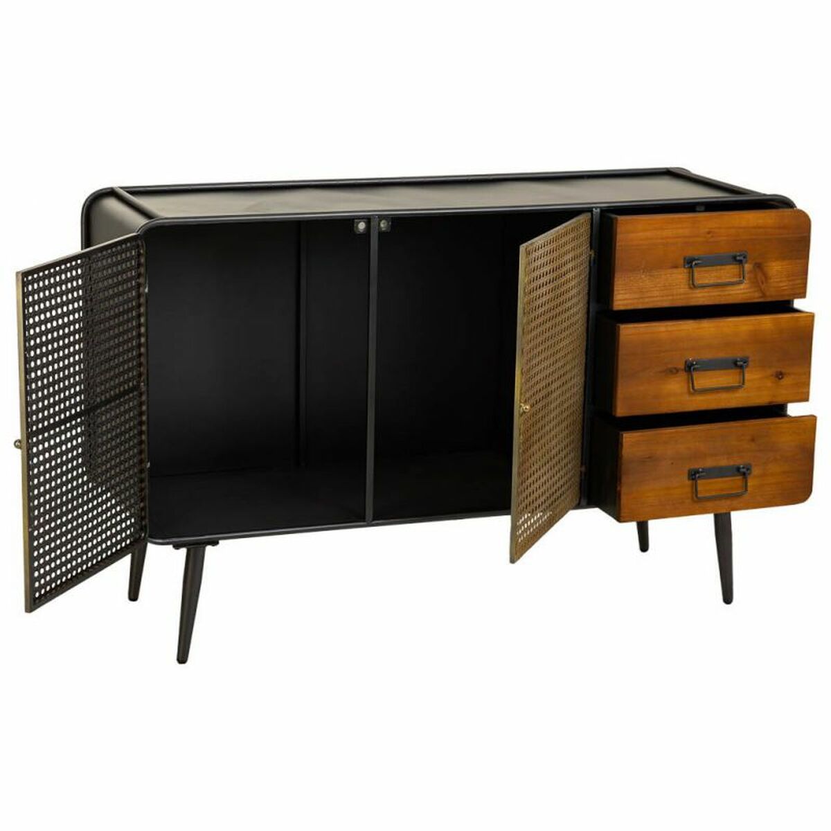 Skänk Alexandra House Living Brun Järn 40 x 75 x 120 cm - 3
