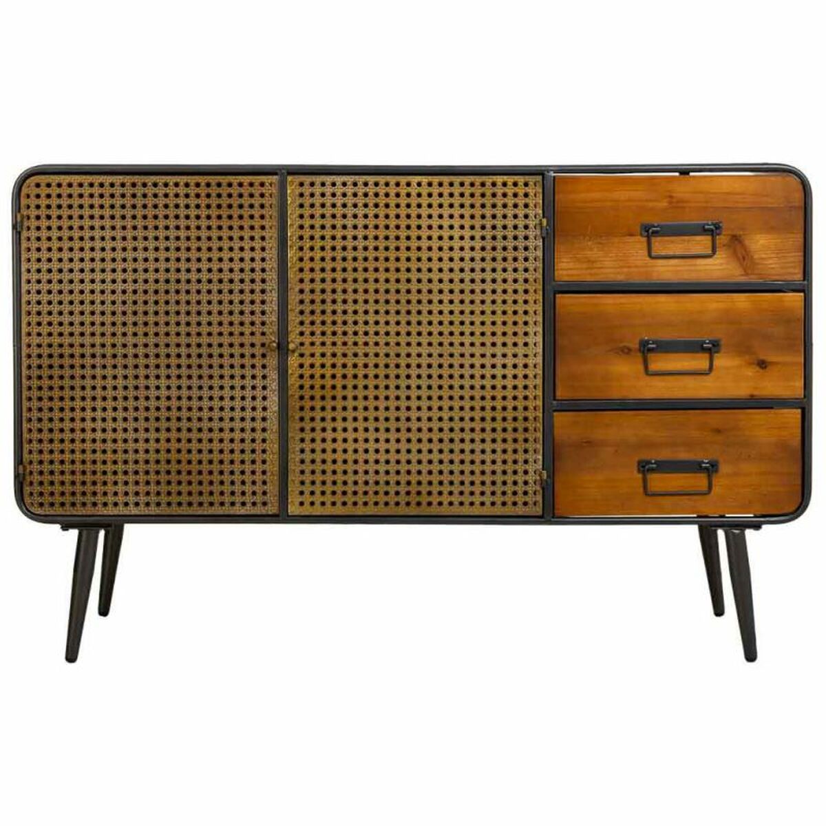 Skänk Alexandra House Living Brun Järn 40 x 75 x 120 cm - 5