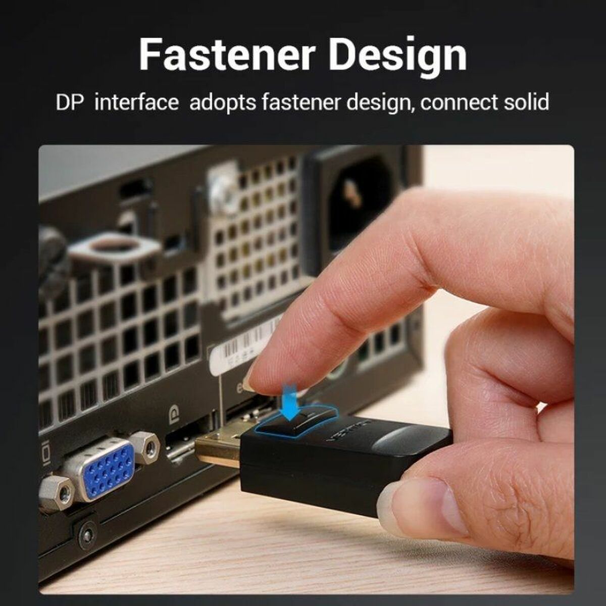DisplayPort till VGA Adapter Vention HBLBG Svart 1,5 m - 3