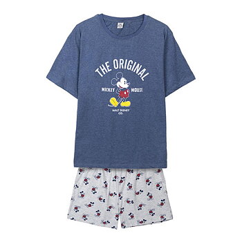 Pyjamas Mickey Mouse Mörkblå (Vuxna) Män