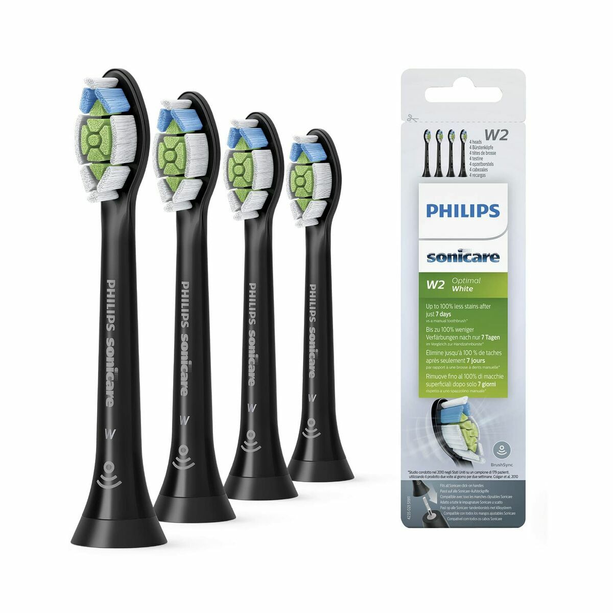 Tandborsthuvud Philips HX6064/11 Svart 4 antal - 5