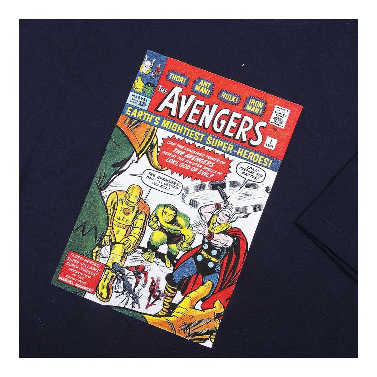 Pyjamas Marvel Mörkblå (Vuxna) Män - 15