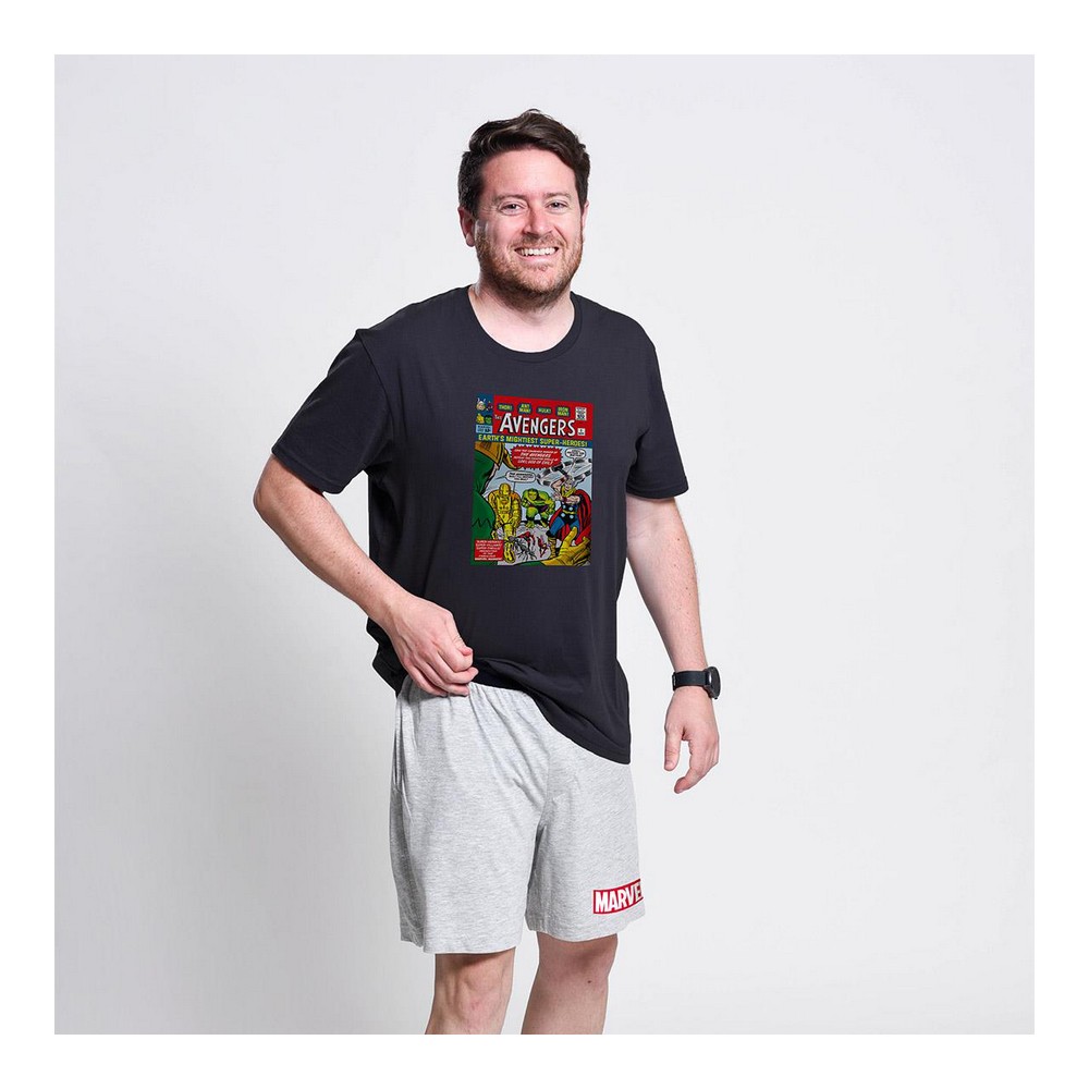 Pyjamas Marvel Mörkblå (Vuxna) Män - 2