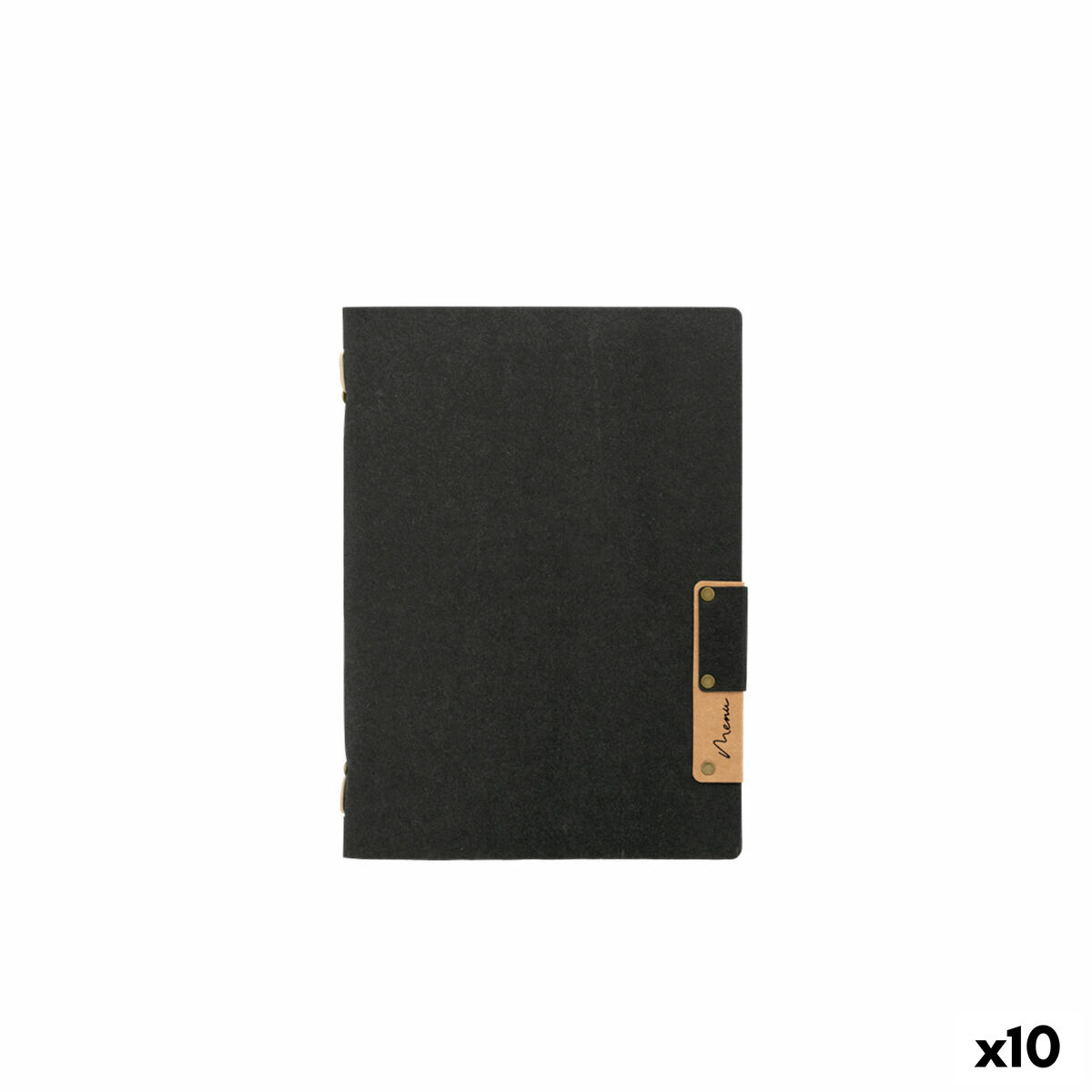 Menu holders Securit Vattentålig 24,9 x 17,5 cm Svart
