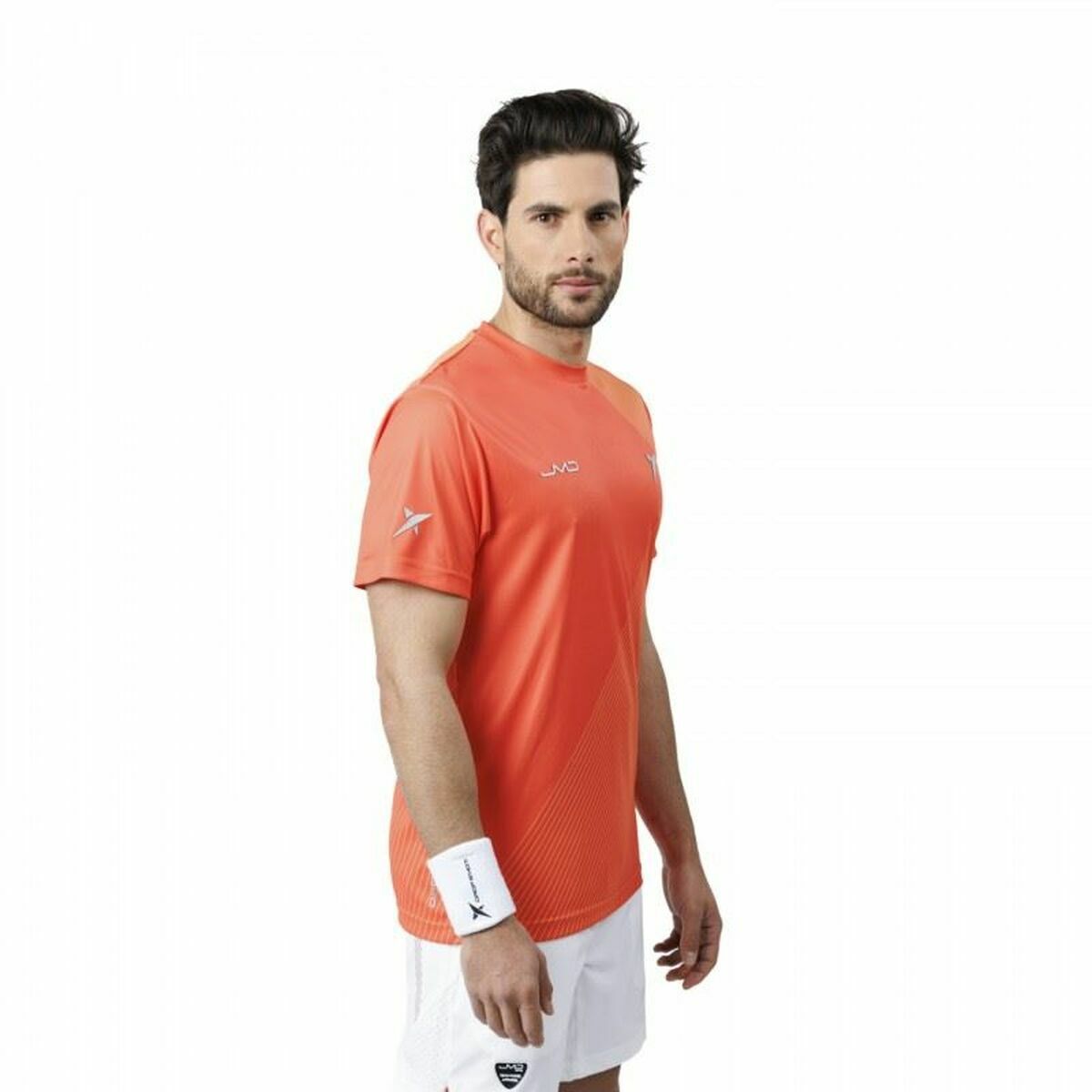 T-shirt med kortärm Herr Drop Shot Airam JMD Orange - 3