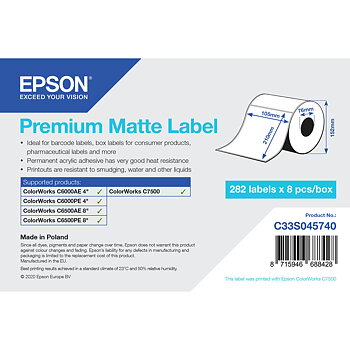 Etiketter till Skrivare Epson C33S045740