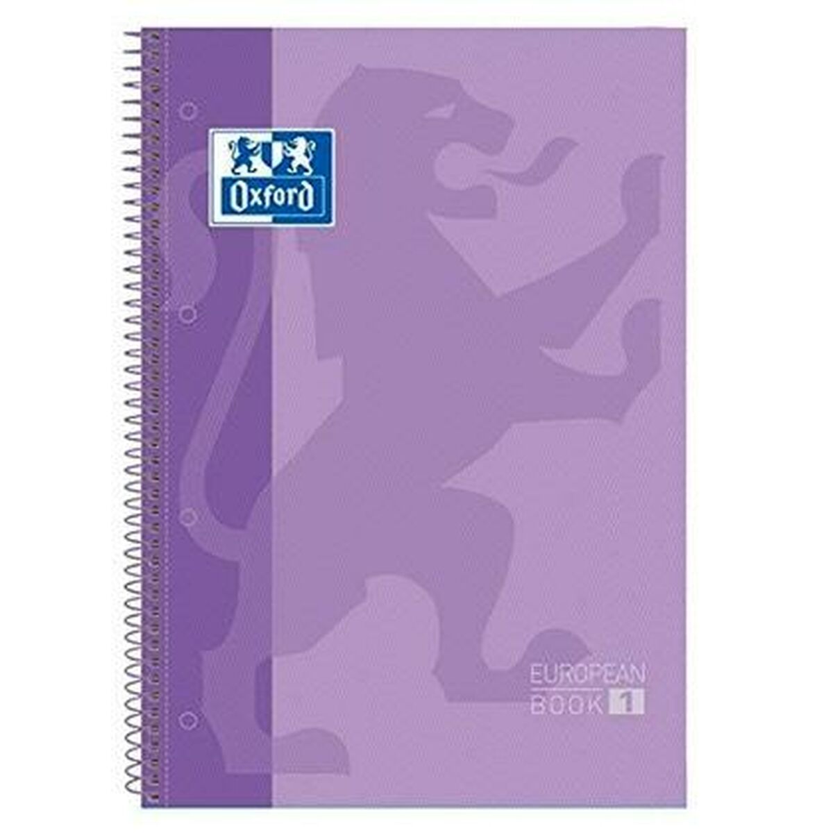Anteckningsbok Oxford European Book Malva-färg A4 5 Delar