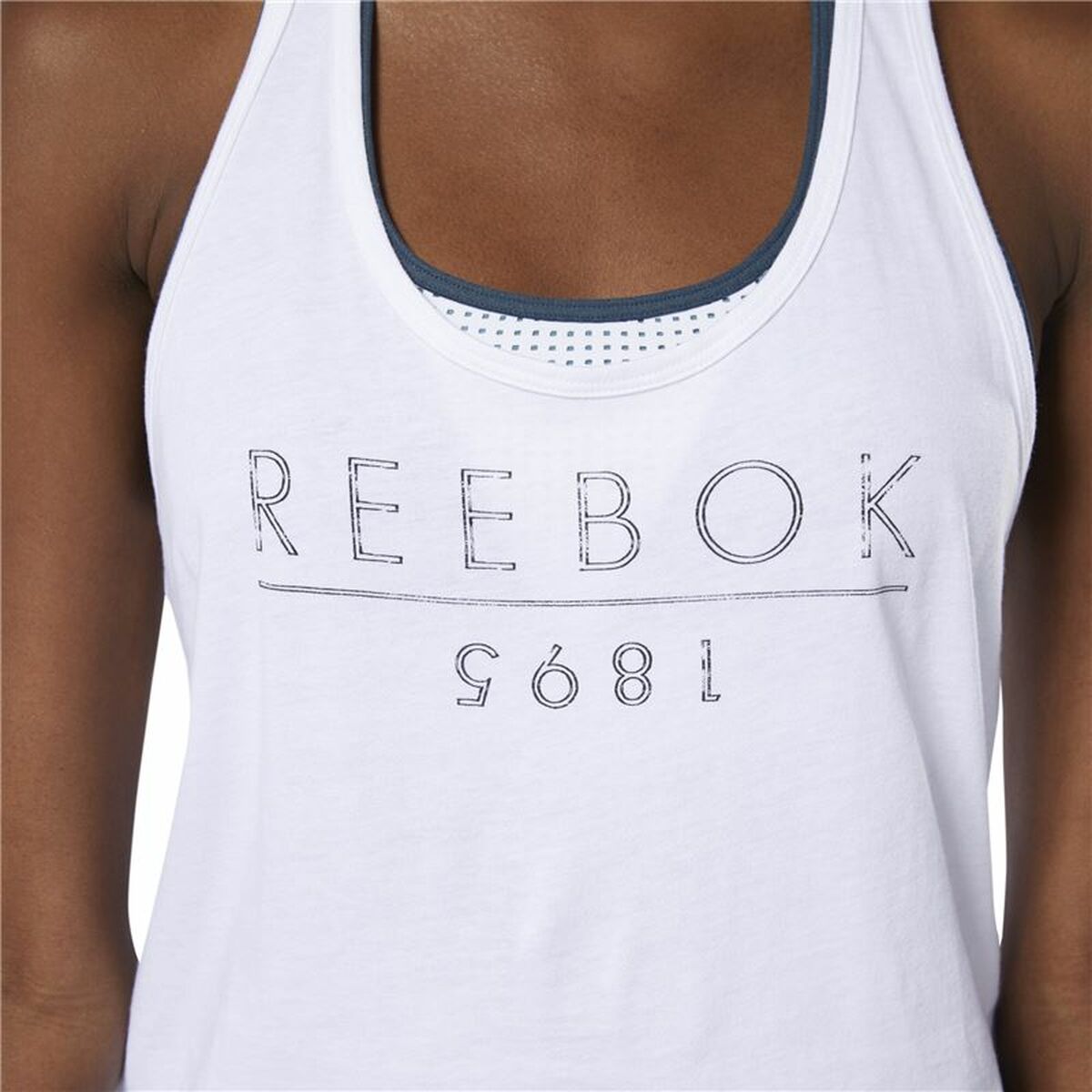 Ärmlös sporttröja Dam Reebok 1895 Race Vit - 4