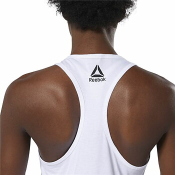 Ärmlös sporttröja Dam Reebok 1895 Race Vit