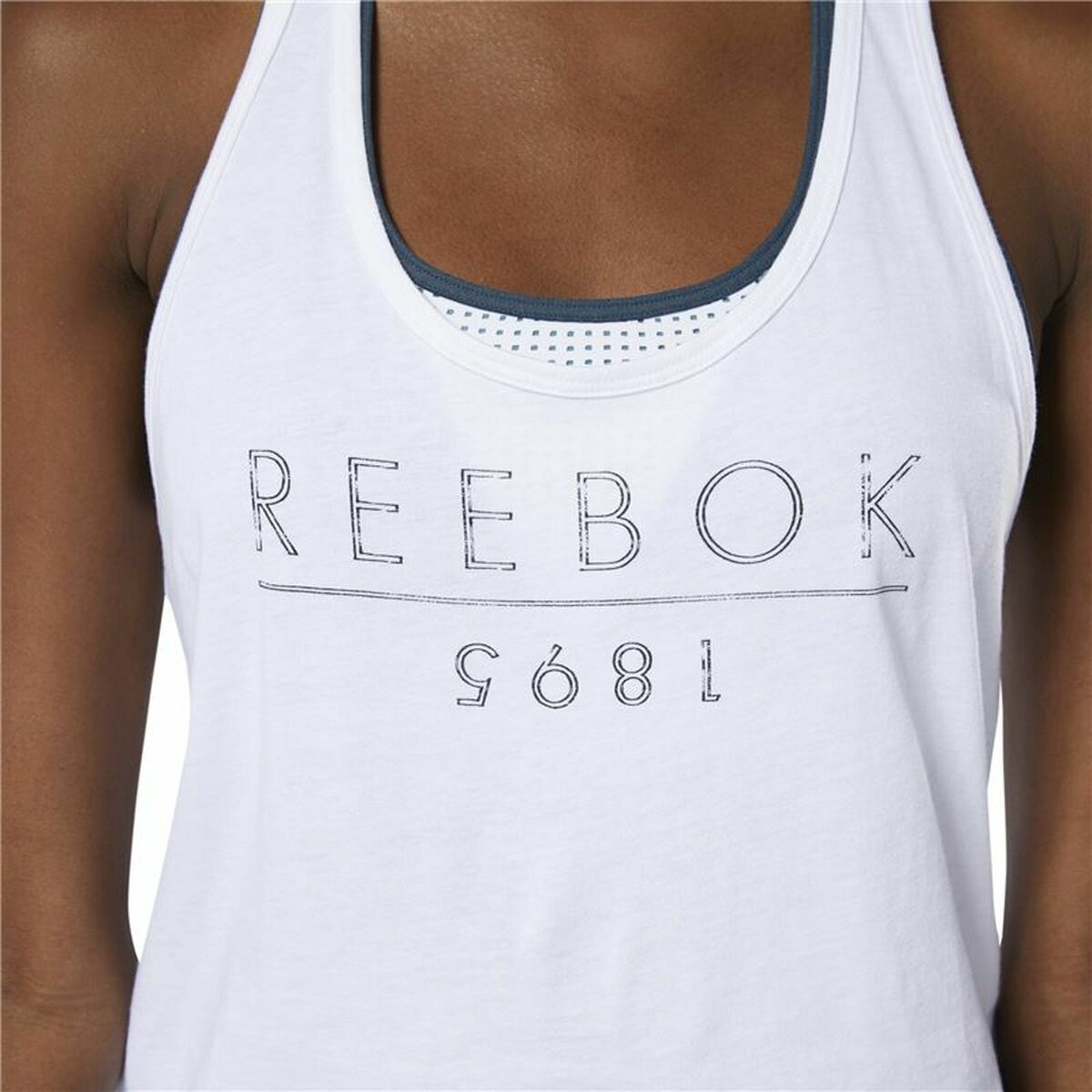 Ärmlös sporttröja Dam Reebok 1895 Race Vit - 14