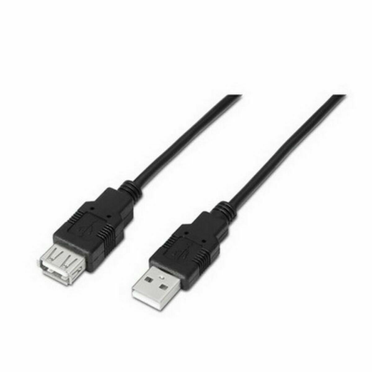 Förlängningssladd TooQ FS20200M-B 1,8 m USB - 5