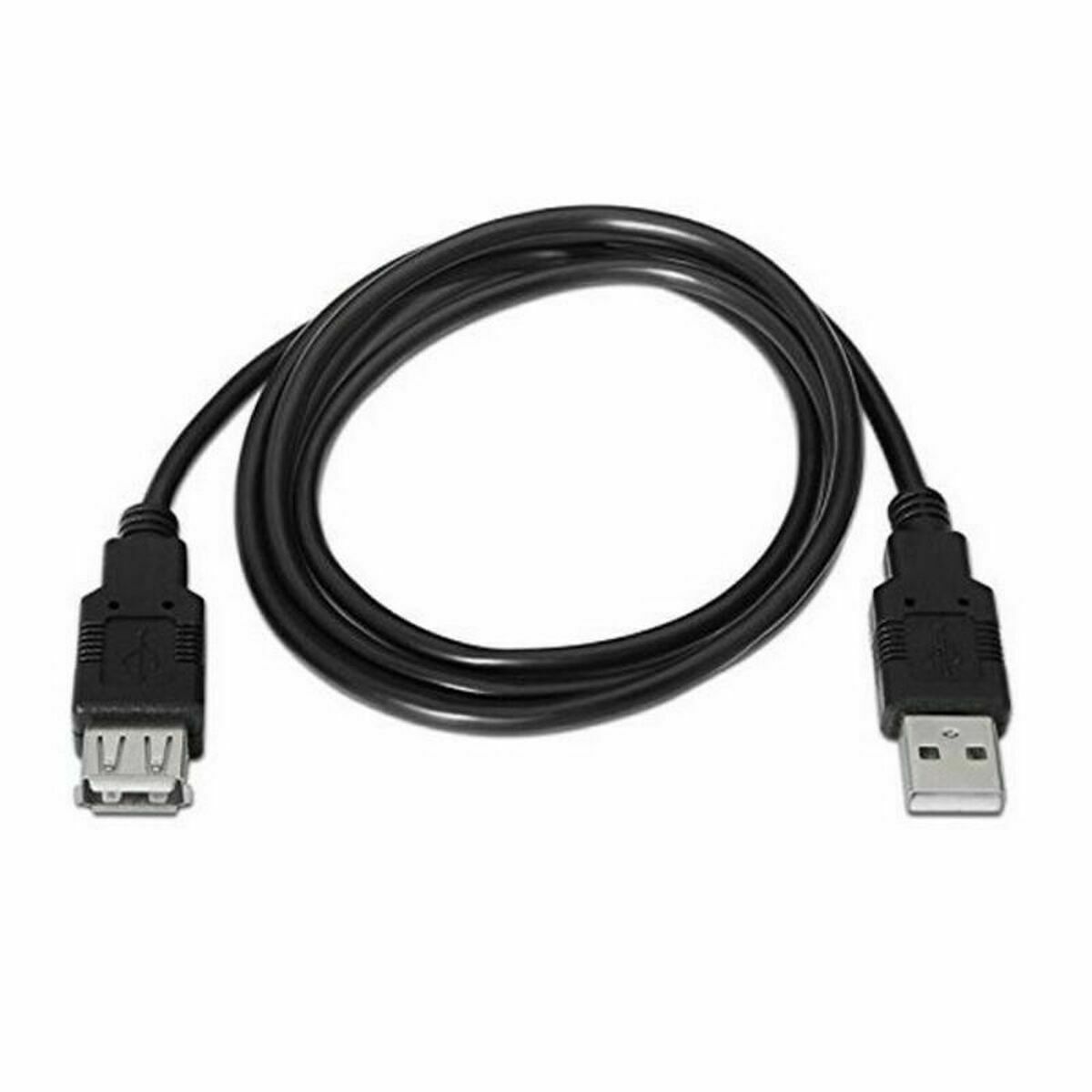 Förlängningssladd TooQ FS20200M-B 1,8 m USB - 3