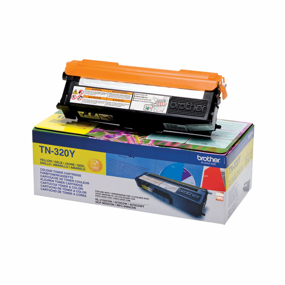Original Toner Brother 4082B004AA Gul - 2